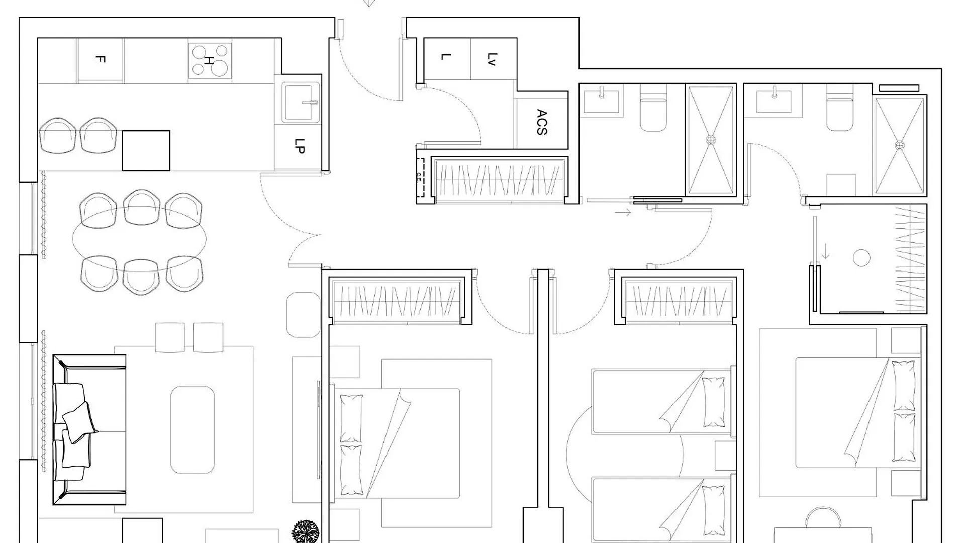 Luxury 3 Bed Apartment 26 Floor In Малага 0*,